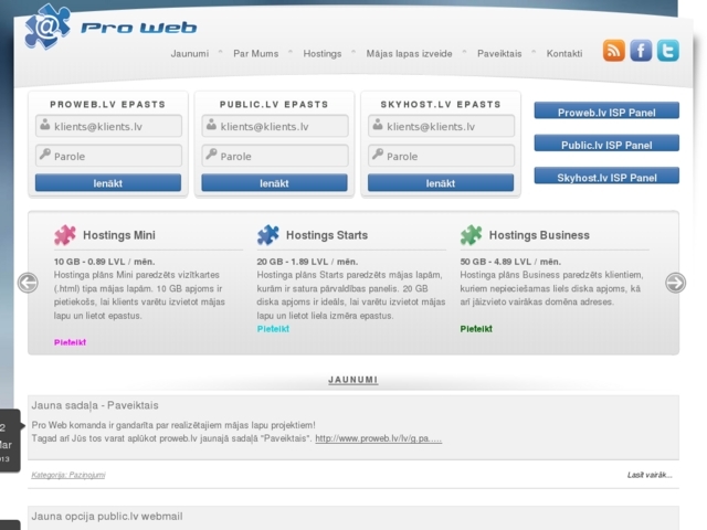 Pro Web, SIA